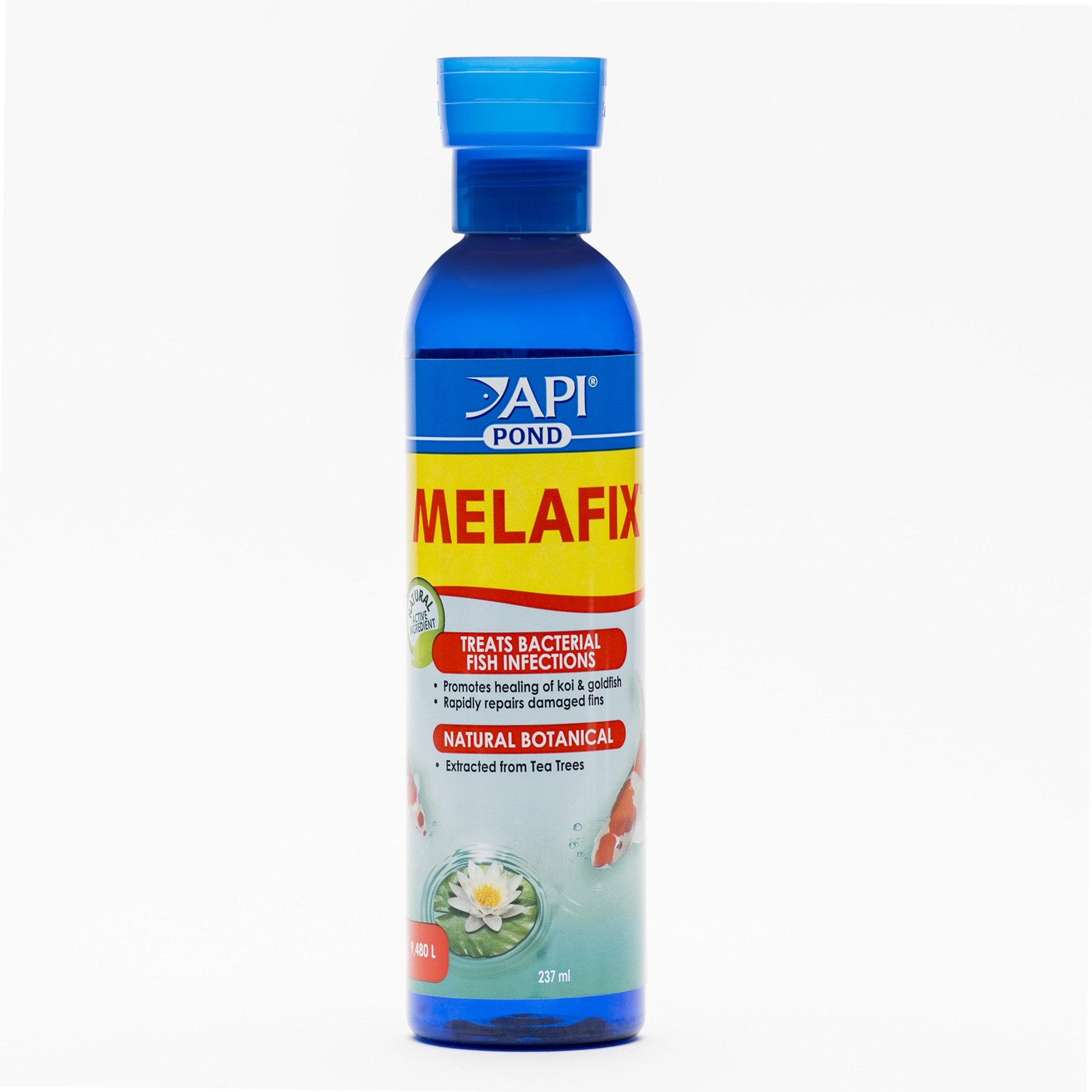 API POND MELAFIX Pond Fish Bacterial Infection Remedy, Safe For Pets When Used As Directed, 237 ml Bottle