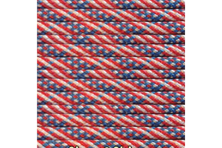 PARACORD PLANET 10 20 25 50 100 Foot Hanks and 250 1000 Foot Spools of Parachute 550 Cord Type III 7 Strand Paracord (Stars & Stripes 100 Feet)