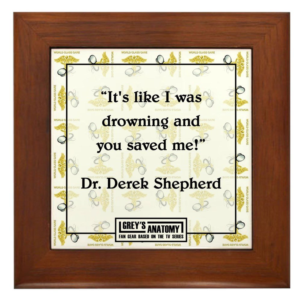 Amazon Com Cafepress You Saved Me Framed Tile Decorative