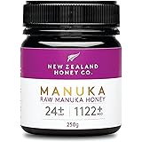 New Zealand Honey Co. Raw Manuka Honey UMF 24+ / MGO 1122+, UMF Certified / 8.8oz