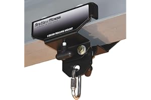 Firstlaw Fitness I-Beam Rolling Punching Bag Mount - (Select - Black - 3.5" - 7.0" Wide I-Beam)