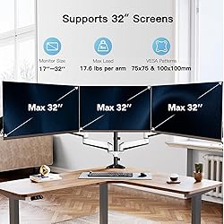 HUANUO Triple Monitor Stand - Full Motion