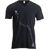Rock Climber + Belayer | Rock Climbing Unisex Vintage Blend V-Neck T-Shirt