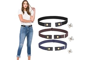 No Buckle Stretch Belt For Women Men Elastic Waist Belt Up to 72 Inch for Jeans Pants