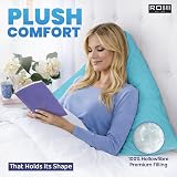 Rohi Orthopaedic V Pillow with Pillowcase Sky Blue 70cm 30cm Anti Allergy view 4