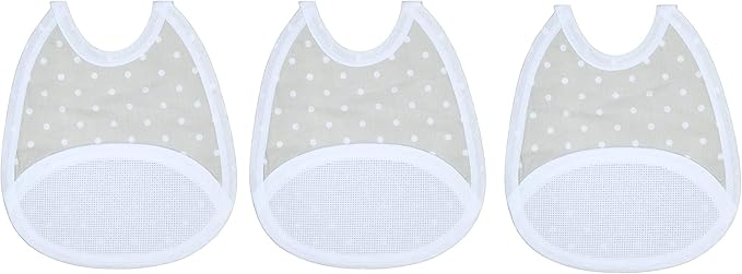 aida cloth baby bibs