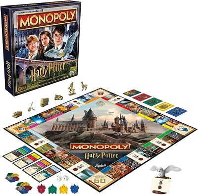 Monopoly Harry Potter Edition Board Game for Kids 8+ 2-6 Players