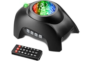 Rossetta Star Projector, Galaxy Projector for Bedroom, Aurora Projector with Bluetooth Speaker and White Noise, Night Light for Kids Room, Adults Home Theater, Ceiling, Christmas, Room Decor