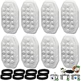 16 Pack Cat Water Fountain Filter Replacement & Pre-Filter Sponges for 3.2L/108oz Automatic Pet Fountain Dog Water Fountain