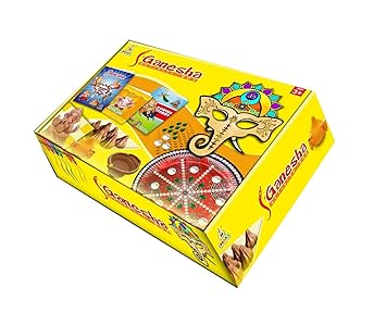 IMAKE Ganesha Activity Box Learning and Educational Pack of Toys and Books for Boys and Girls (Multicolour)
