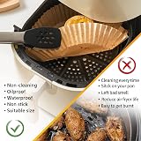 Colozee Air Fryer Liners for Chefman 3.75L Non-Stick Parchment Paper 6.3in view 2