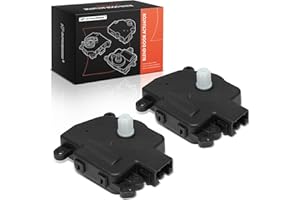 A-Premium HVAC Blend Door Actuator Compatible with Dodge Grand Caravan 2008-2020, Charger 2008-2023, Challenger 2008-2023, Dakota & Chrysler Town & Country 2008-2016, 300 & Volkswagen Routan, 2-PC