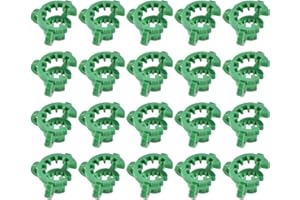 YOKIVE 20 Pcs Joint Clip, Lab Plastic Clips | Fixing Glass Instruments, Great for 10/18mm and 10/30mm Glass Taper Joint Laboratory Connector (Green)
