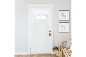 Pony Dance Sidelight Door Curtains for Small Windows, Room Darkening Sides Door Shades Heavy Duty Vertical Door Blinds Full Privacy for Patio Door Window, 1 Panel, Pure White, W26 x 18