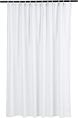 Amazon Basics Lightweight Microfiber Waffle Shower Curtain 183 x 183 cm White view 2