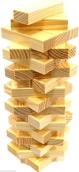 Ty Toys My Traditional Games Tumbling Tower 48 Wooden Pieces by Holland Plastics view 3