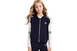 Barry Banny Girls Vest Outwear Lightweight Jacket for girl,Hooded Vest with Pockets,Fashion Top,Teenager Clothe,Size6-16years