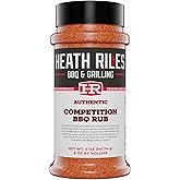 Heath Riles BBQ Rub - Competition Seasoning, Champion Pitmaster Recipe, Legendary BBQ Rubs For Smoking & Grilling, 80+ BBQ Championships, 8 oz.