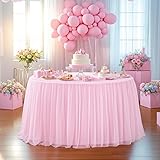 HB HBB MAGIC Light Pink Round Tablecloth 48 inch