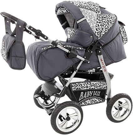 poussette canne leopard