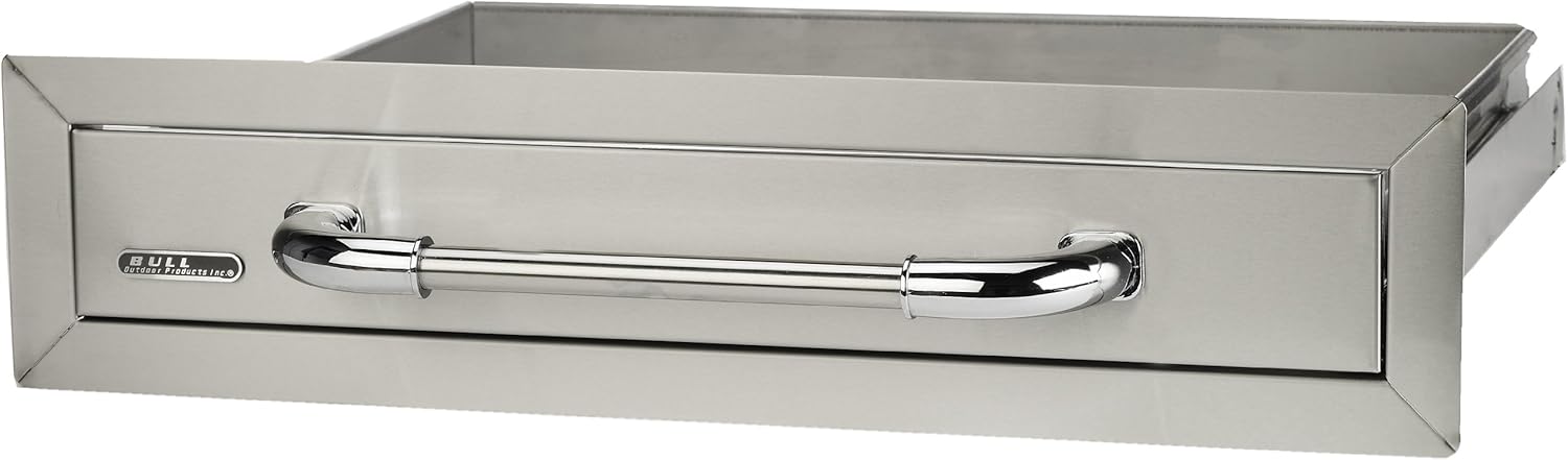 Bull Outdoor Products 09970 Single Drawer, Stainless Steel
