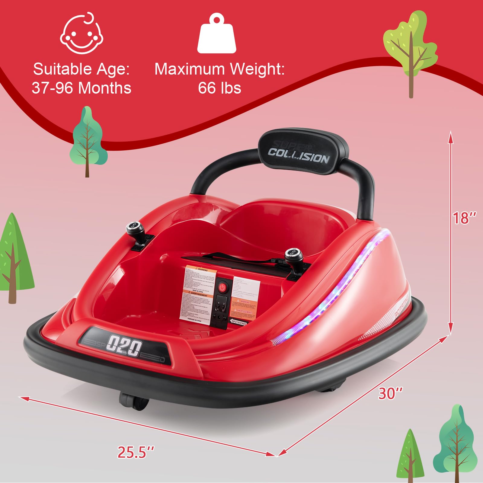 OLAKIDS Bumper Car Image 7