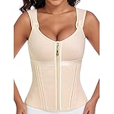DKZQQ Waist Trainer For Women Tummy Control Postpartum Shapewear Sport Workout Faja Body Shaper Zipper Shaping Corset