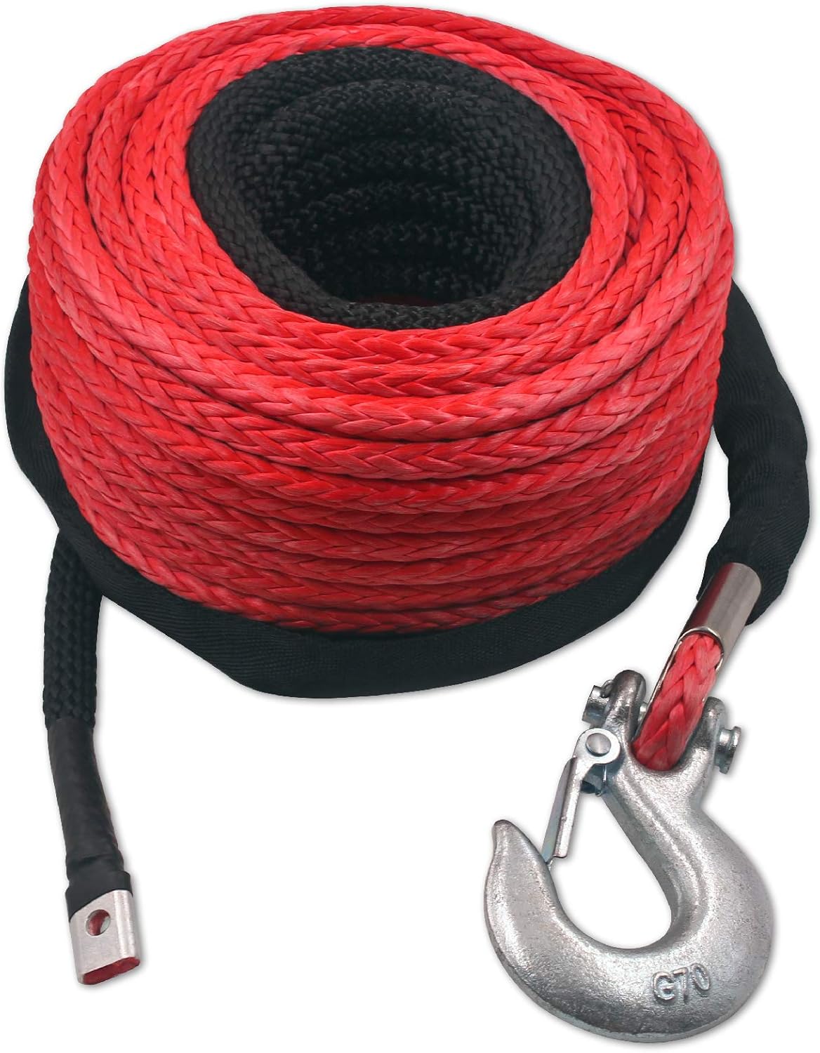 TYT 3/8" x 100 ft. Advanced Synthetic Winch Rope Kit, 25, 000 lbs