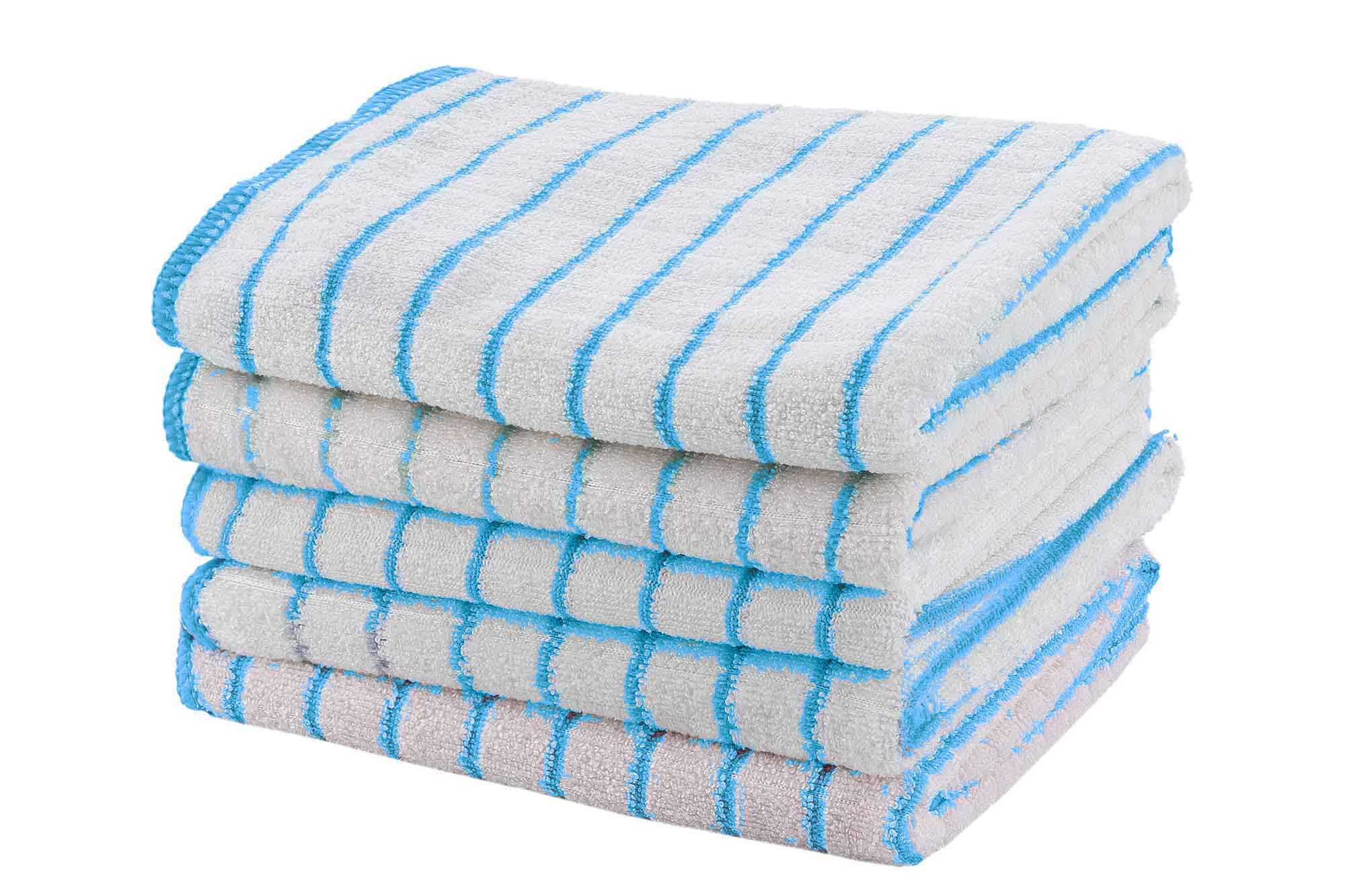 Muxel Bamboo Cloths - Extra Absorbent Cleaning Cloth - Soft Bamboo Cloths for Polishing, Drying & Wiping - Sustainable All-Purpose Cloths (5)