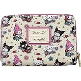 Loungefly Sanrio Hello Kitty and Friends Tattoo Allover Print Zip Around Wallet