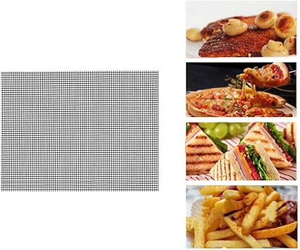 Amazon Co Jp Ahnunva 焼き網 バーベキュー グリル マット こびりつき防止ネット くっつかないグリルマット q網 焦げ付き防止 再利用可能 両面利用 料理用 ベーキング用 スポーツ アウトドア