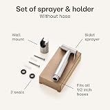 Praknu Handheld Bidet Sprayer Toilet Stainless Steel Jet Holder Rustproof Easy view 4