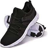 INZCOU Running Shoes Lightweight Tennis Shoes Non Slip Gym Workout Shoes Breathable Mesh Walking Sneakers