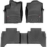 WeatherTech Custom Fit FloorLiners for Toyota Tacoma - 1st & 2nd Row (4412991-448722), Black