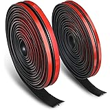 2 Pieces Windshield Rubber Seal Windshield Seal Strip Windshield Sealant T Shape Sealing Strip Automotive Door Sealing Strip 