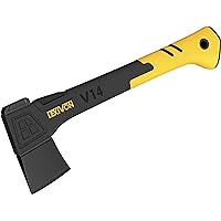 LEXIVON V14 Camping Hatchet, 14-Inch Axe | Ergonomic TPR Grip, Lightweight Fiber-Glass Composite Handle | Protective Carrying