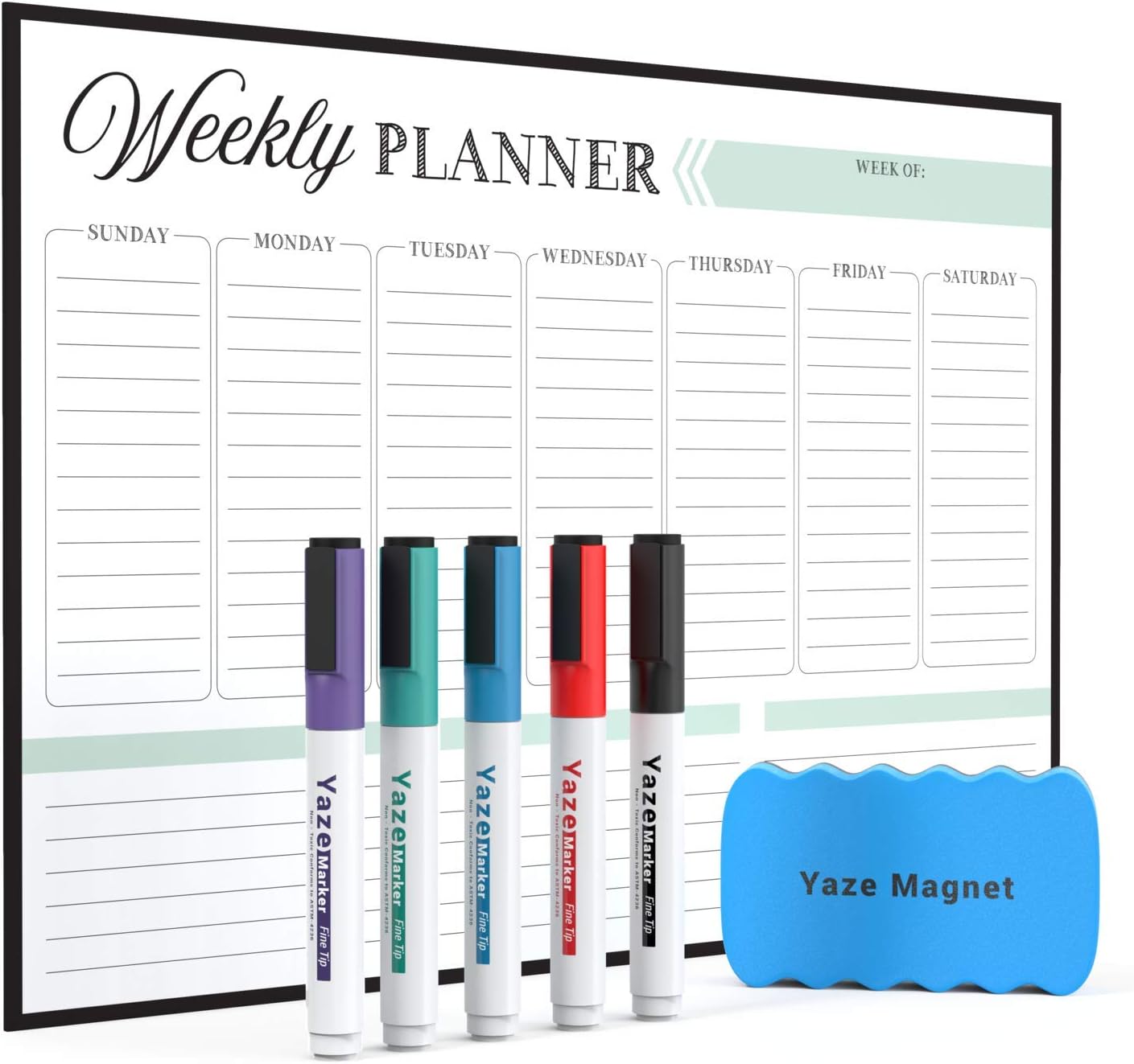 Weekly Refrigerator Calendar Ally Moselle