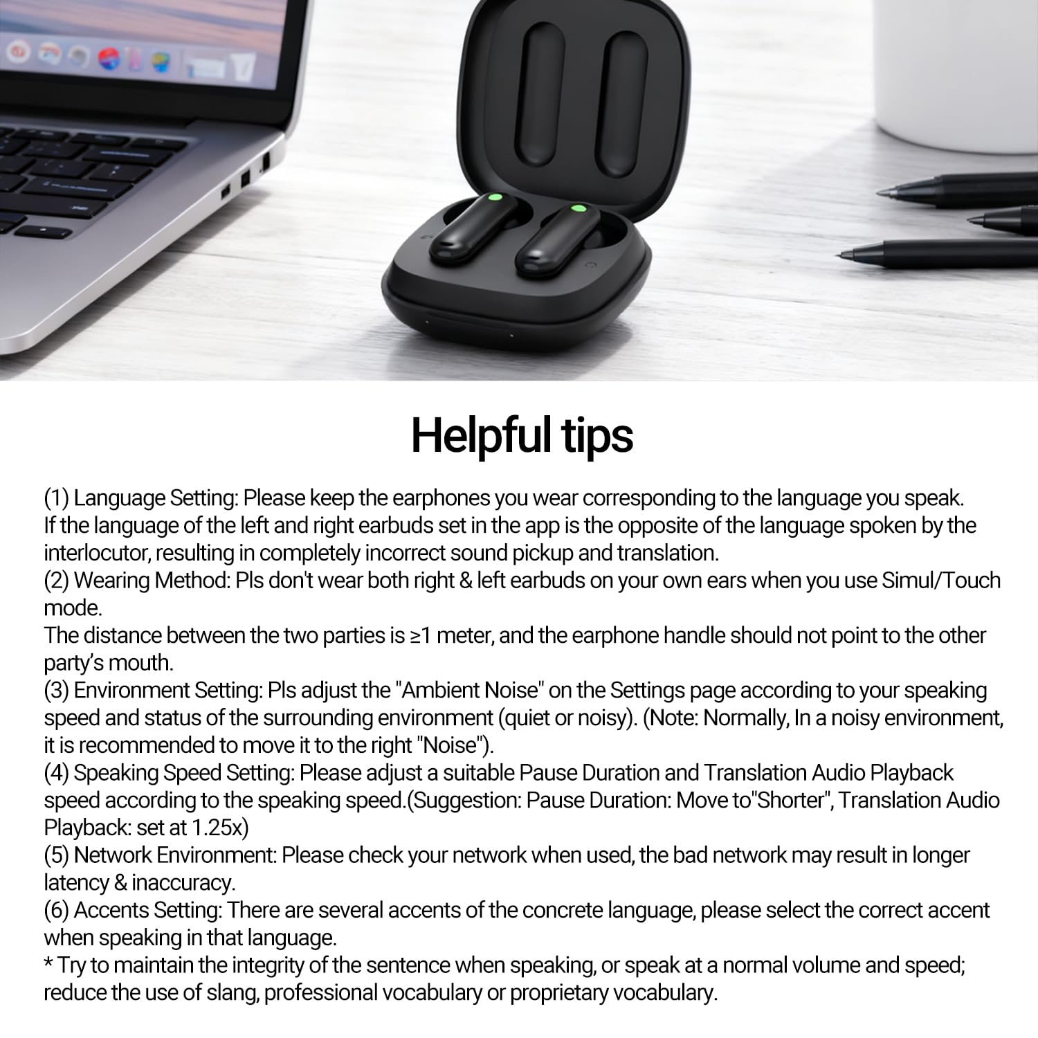 Timekettle WT2 Edge W3 Translator Device,Bidirection Simultaneous Translation, Translator Earbuds with 40 Languages, Real time Translator,Fast Reaction with Revolutionary Al Tech, Online Version