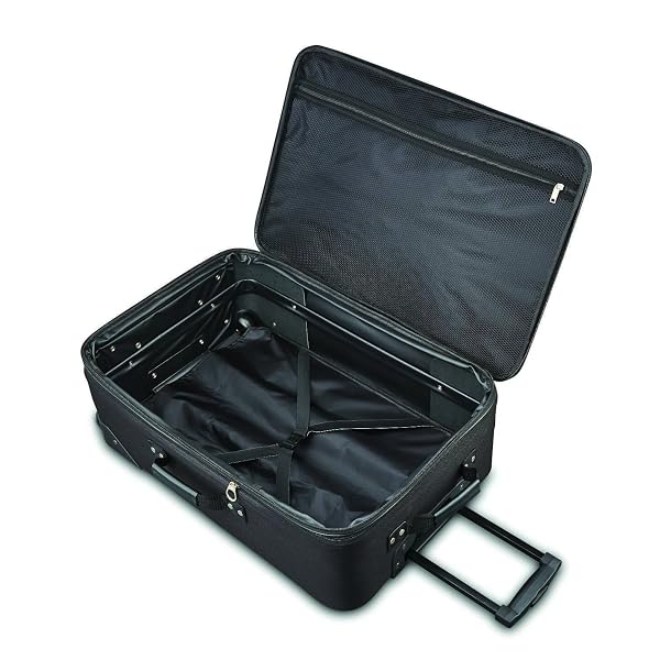 AMERICAN TOURISTER FIELDBROOK XLT SOFTSIDE UPRIGHT LUGGAGE, BLACK, 3-PIECE SET (BB/21/25)