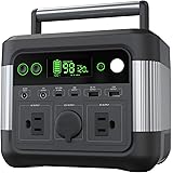 Puleida Portable Power Station 300W - 296Wh Backup Lithium Battery【120W Dual Quick Recharge】110V/300W Pure Sine Wave AC Outle