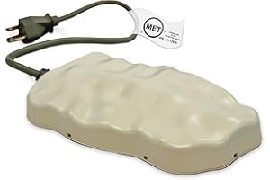 K&H Pet Products Super Ice Eliminator Bird Bath Heater, Safety Listed Submersible Bird Bath Deicer for Wild Birds Outside in Winter, Energy Efficient, Paintable Enamel, Automatic - Natural Rock 80W