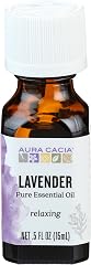 Aura Cacia 100% Pure Lavender Essential Oil GC/MS Tested for Purity 15 ml (0.5 fl. oz.) Lavandula angustifolia