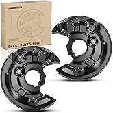 A-Premium Rear Side Brake Dust Shield Compatible with Select Volkswagen Models - Passat 2012-2014, Beetle 2012-2016, Eos 2009