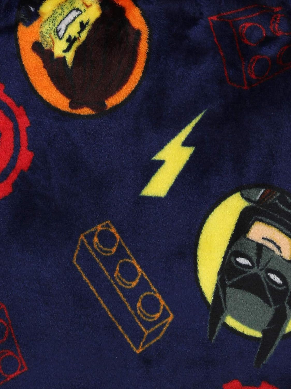 Lego Movie 2 The Second Part Boys Fleece Bathrobe Robe: Clothing