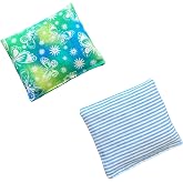 Hot/Cold Therapy Pak, Ultra Mini, Microwaveable Rice Bag (Blue Combo 1)