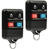 Car Key Fob Keyless Entry Remote fits Ford Expedition Explorer Mustang Fusion, Lincoln Town Car, Mercury Grand Marquis, Mazda (CWTWB1U345) Set of 2