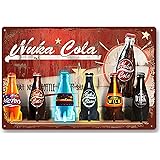 PSIAM Nuka Cola Poster Metal Sign Vintage Tin Sign Art Home Accessories Vintage Metal Plaque Iron Painting Rusty Wall Decor P