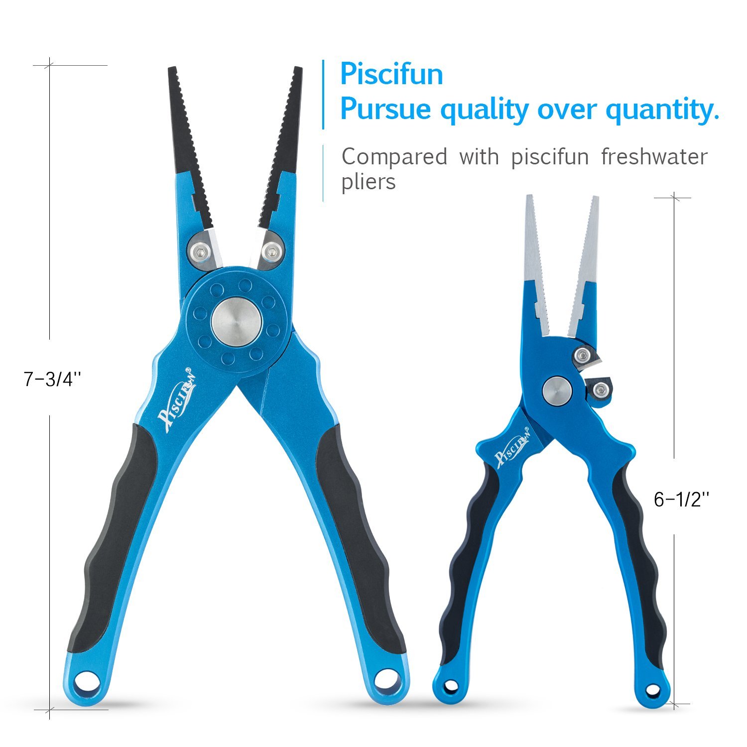 Piscifun Fishing Pliers Saltwater/Freshwater Fish Hook Remover