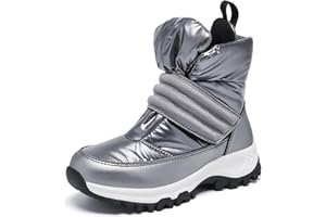 TODDLLUBY Boys Girls Kids Cute Snow Boots Waterproof Slip Resistant Outdoor Winter Boots Shoes Little Kid/Big Kid