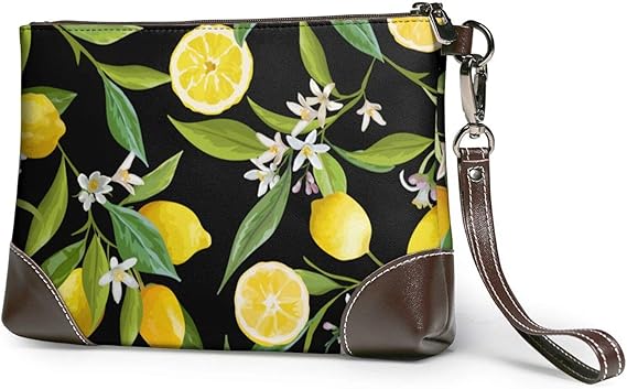 Amazon クラッチバッグ レモン柄 バッグを手に持つ バッグインバッグ ショルダーバッグ セカンドバッグ クラッチ カード収納 小銭入 カジュアル 収納可能 通勤 通学 本革 大容量 人気 メンズ レディース 14 4cm Tyq クラッチ セカンドバッグ